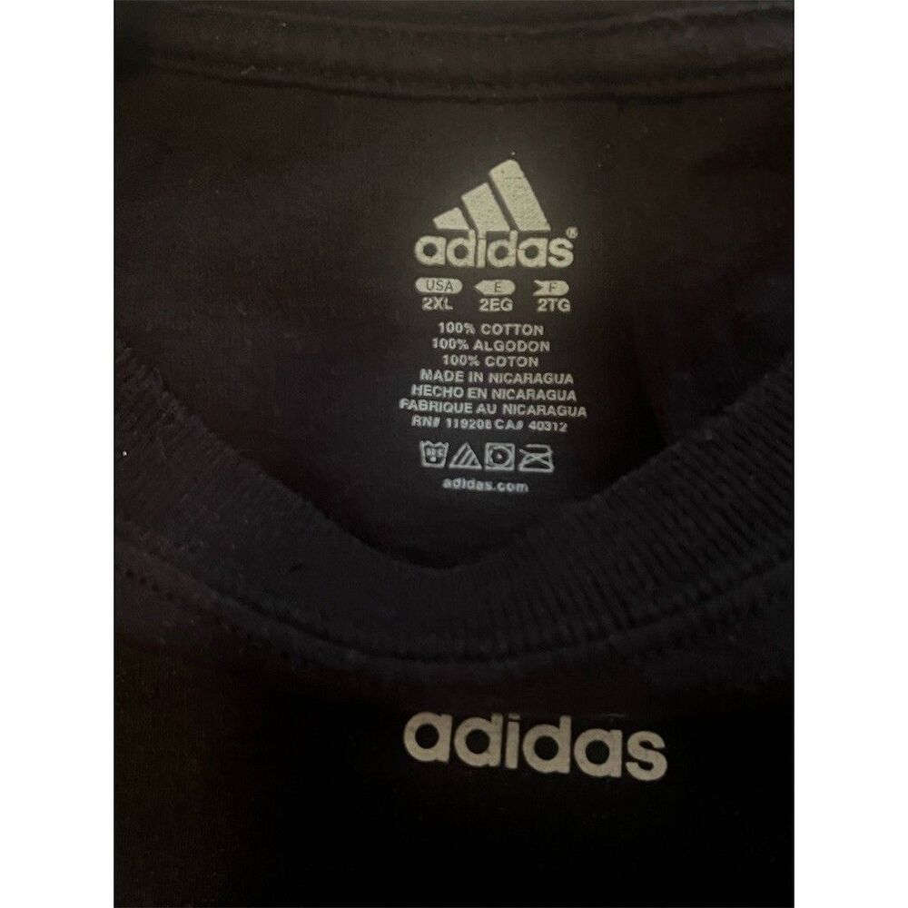 adidas Orlando Magic T-Shirt Mens 2XL Black Blue NBA Graphic Logo Print - Picture 4 of 7